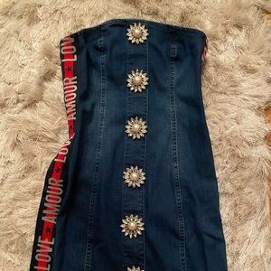 Flavio Castellani jeans dress. IT40. New